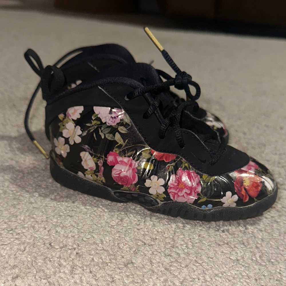 RARE Nike LIL' Posite One PRM "Floral" (CB) Shoes AT8248-001